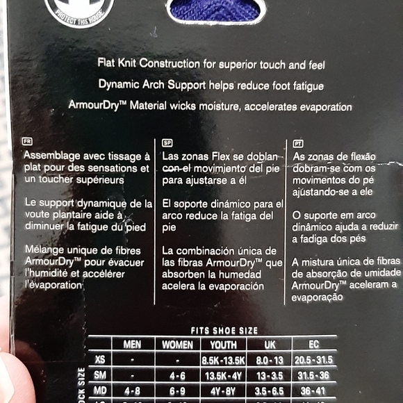 Women's 6-9/Youth 3Y-8Y Under Armour 6 pack NEW - Picture 4 of 7